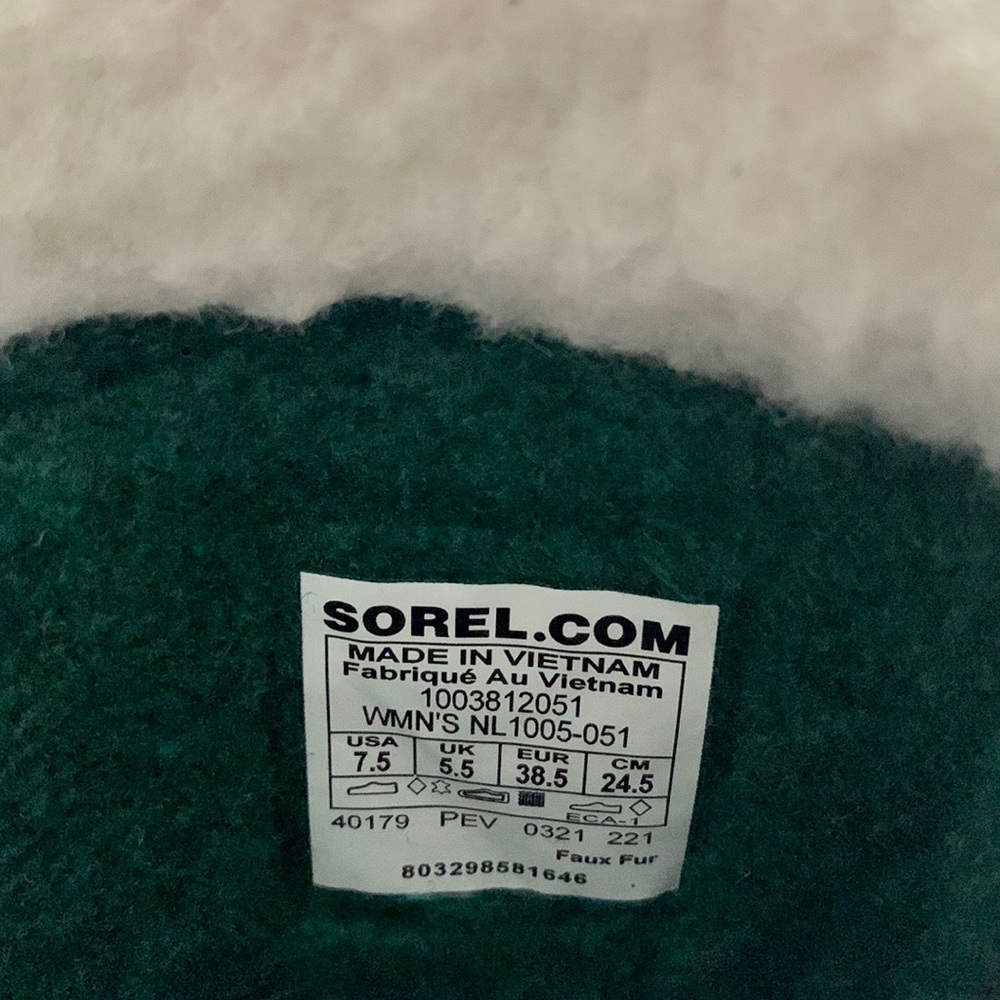 SALE❤️ SOREL Caribou NEW Waterproof Insulated Winter Snow Boots Gray Shale 8 - Picture 7 of 9